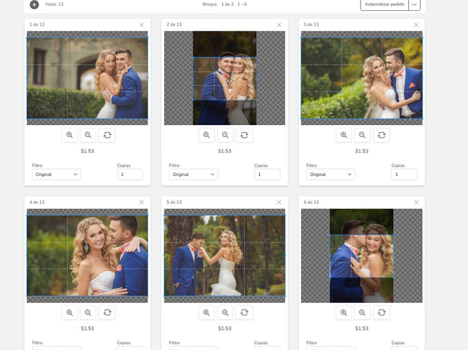 Kiosco gratuito para personalizar el encuadre de tus fotos para impresión