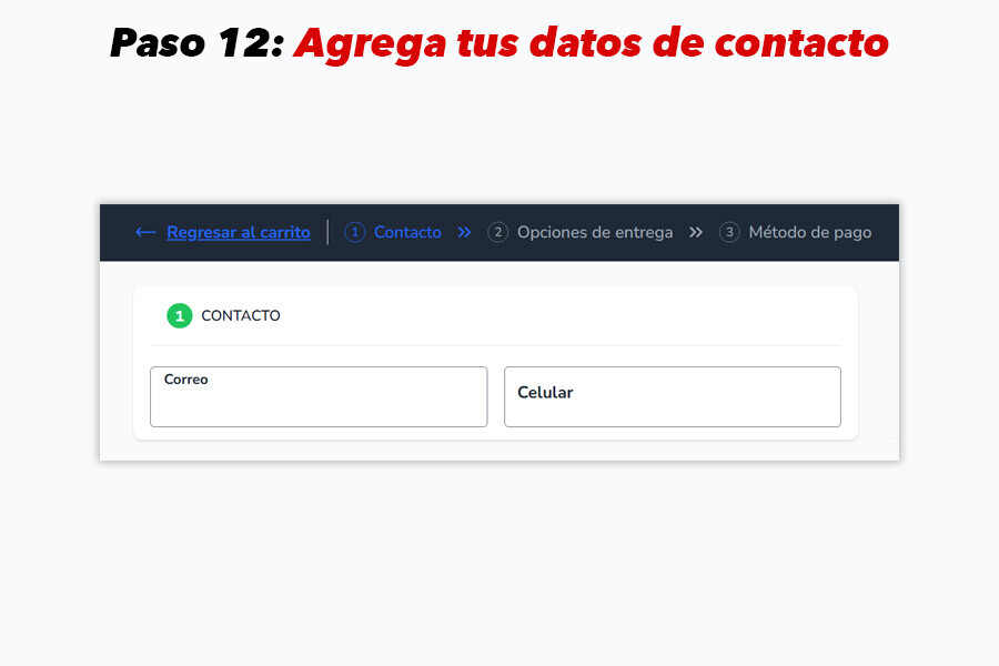 Agrega datos de contacto o regístrate como usuario en Foto Maquila