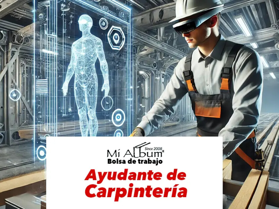 Empleado lijando madera en el taller de carpintería cerca del Metro Allende - Mi Album.