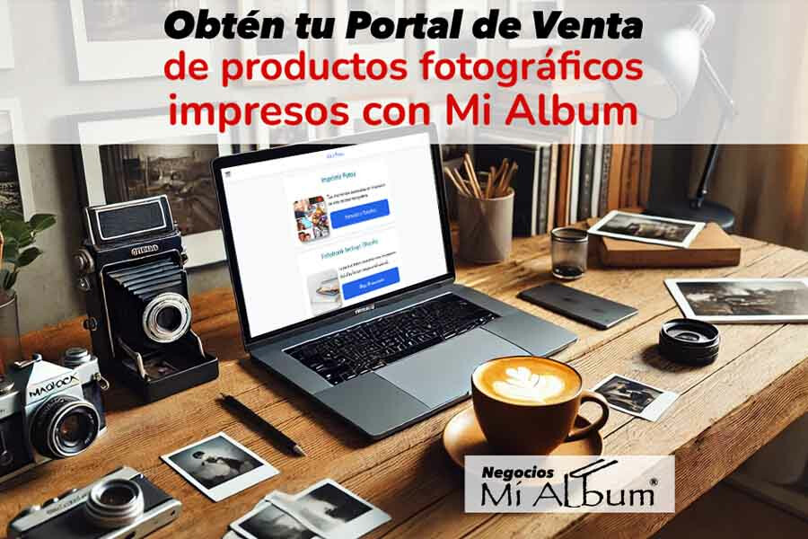 Solución W2P personalizada de Mi Album: vende fotos, cuadros decorativos y fotobooks en papel profesional Fujifilm con galerías personalizadas para tus imágenes.