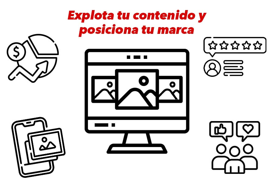Galería digital destacando contenido visual profesional, diseñada para posicionar marcas y generar nuevas oportunidades de negocio.
