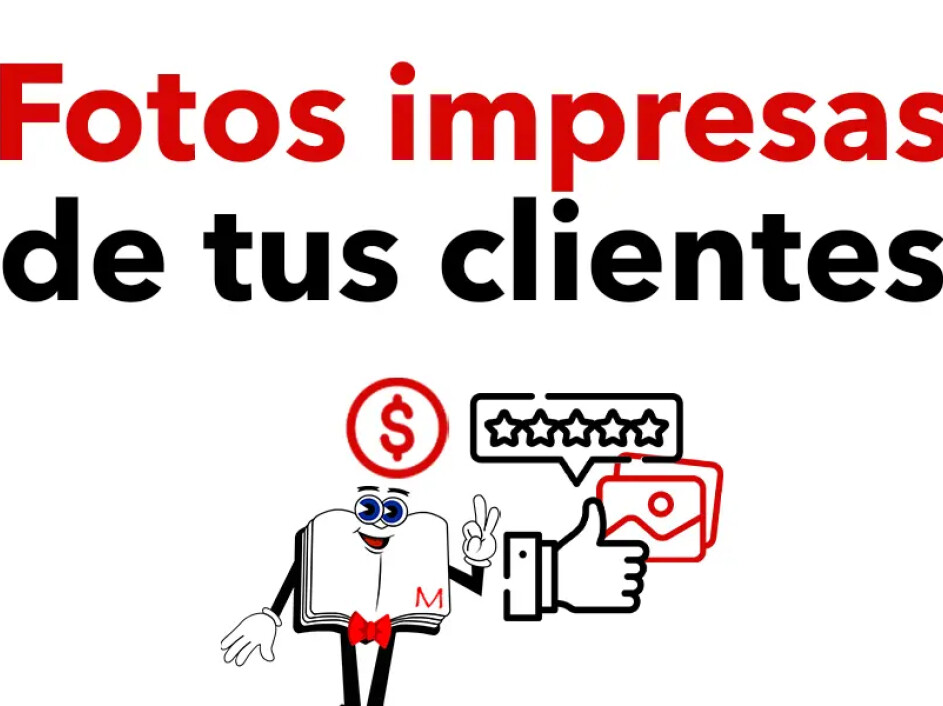 Convierte las fotos digitales de tus clientes en impresiones de alta calidad y genera ventas recurrentes.