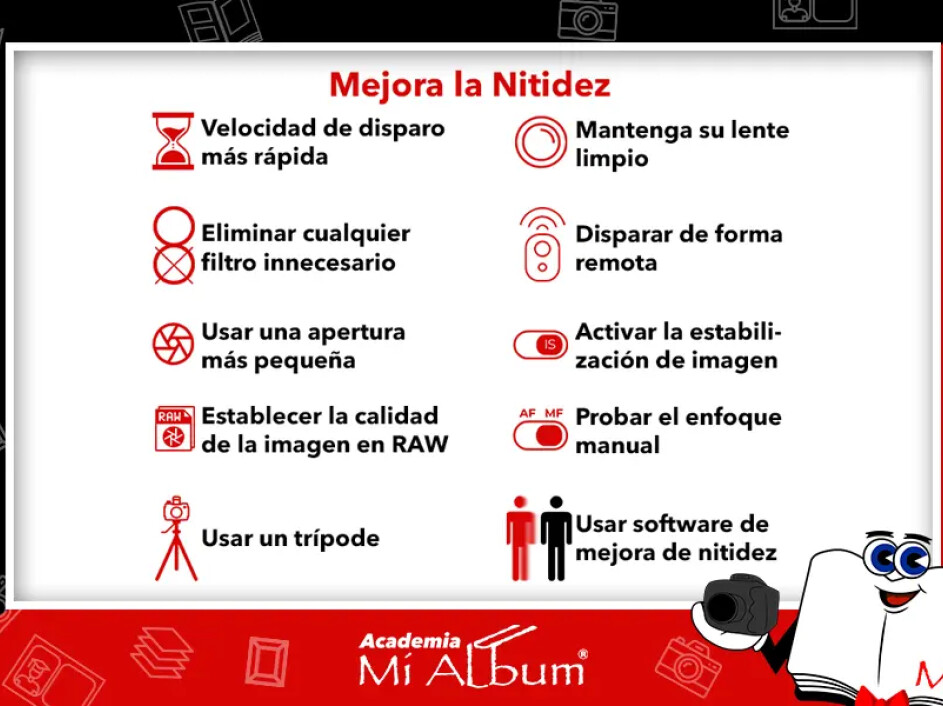 Cómo mejorar la nitidez en fotografías: trucos para obtener imágenes claras y sin desenfoque.