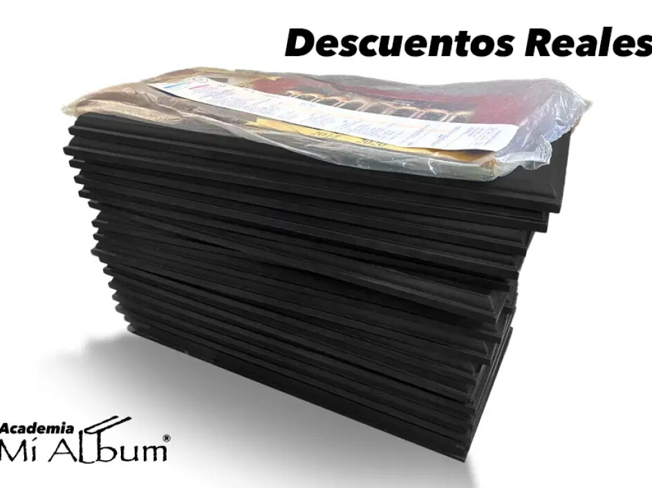 Paquete de cuadros fotográficos apilados con descuentos por volumen