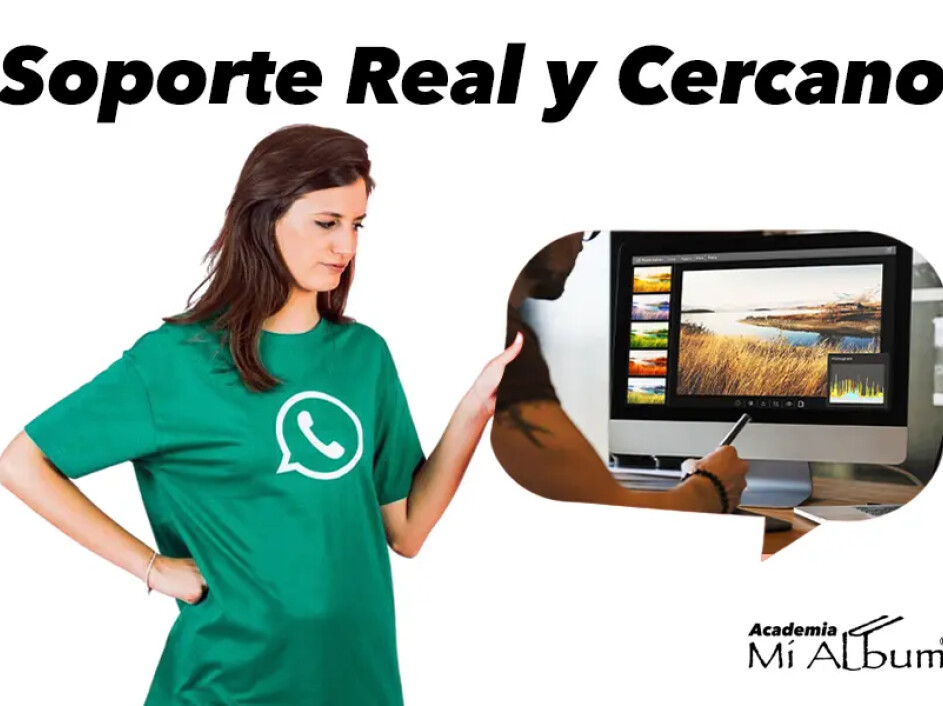 Soporte real y cercano con asistencia personalizada en Mi Album