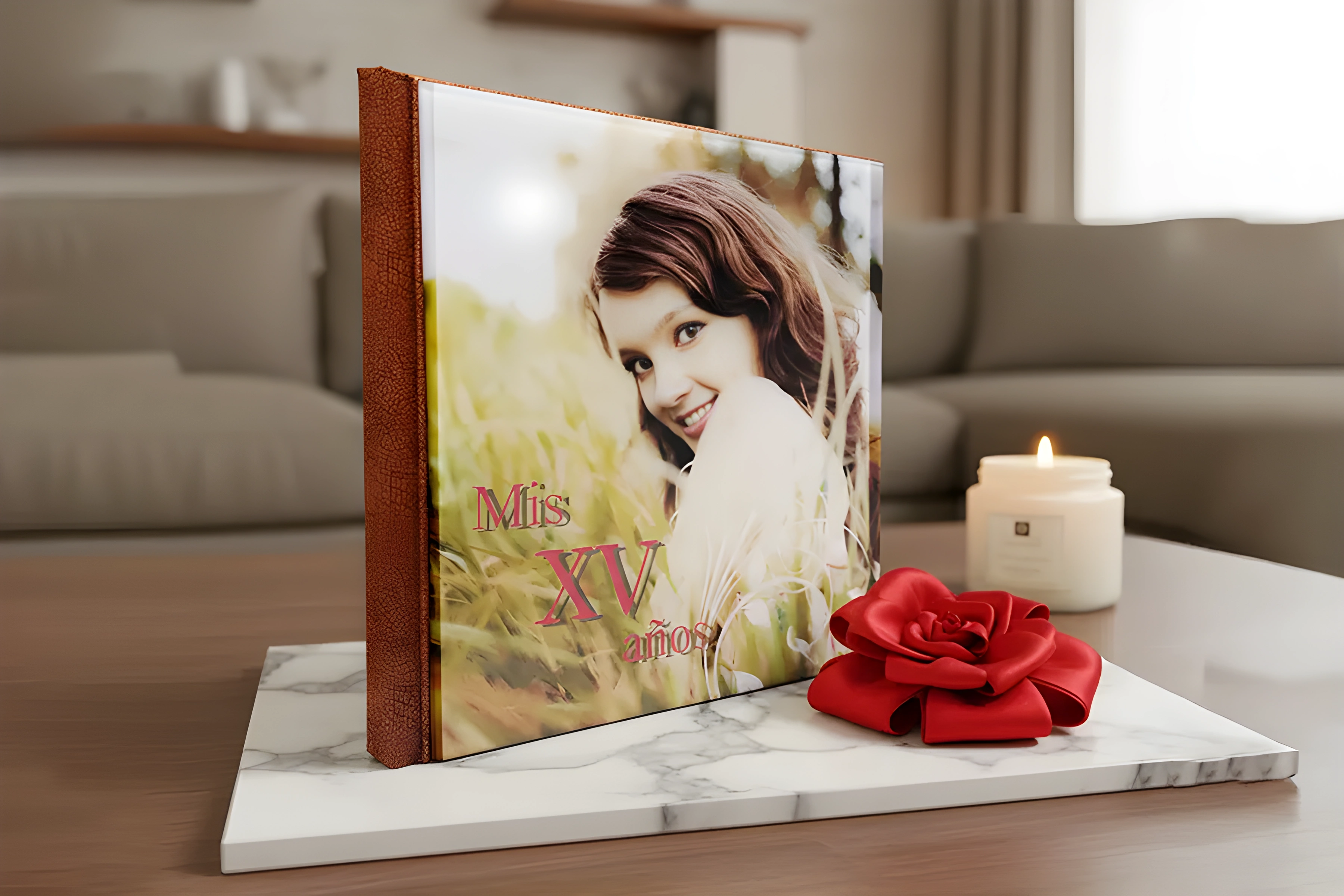 fotobook-acrilico-xv-años-de-lujo-en-base-marmol-con-flor-roja-mi-album-home.webp.webp