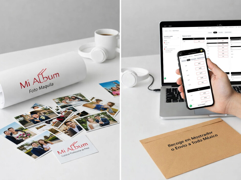 Impresión de fotos por mayoreo en México con calidad profesional desde celular o computadora