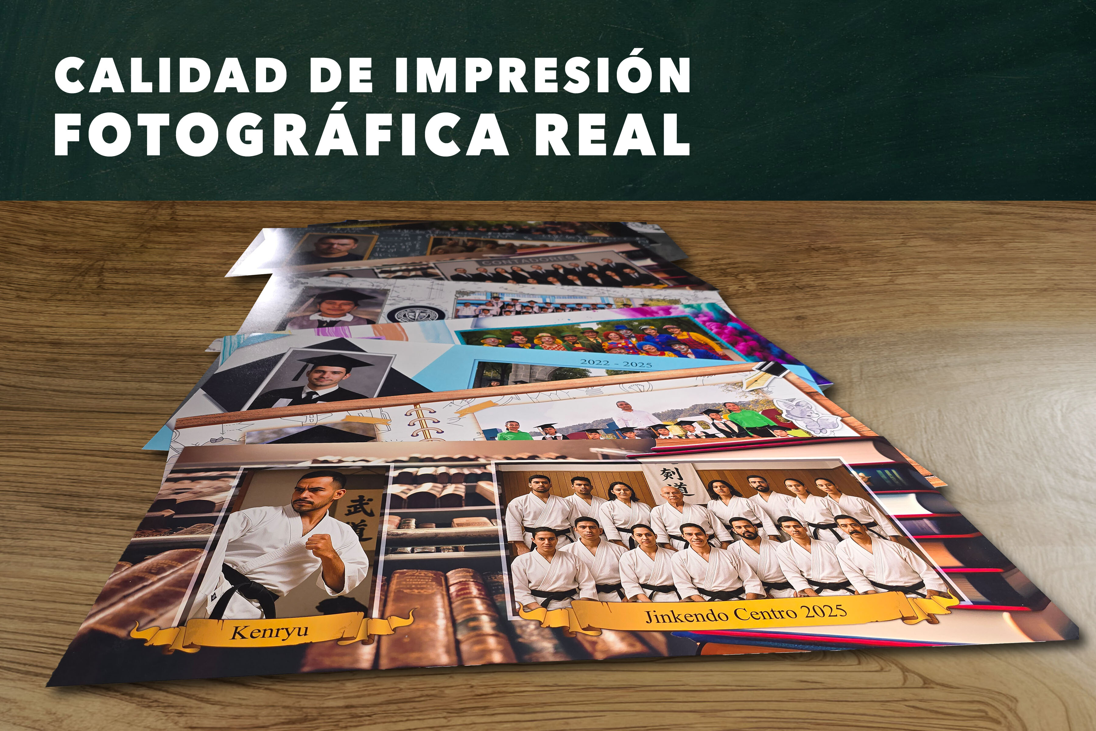 impresion fotografica quimica profesional en papel fotografico real para cuadros escolares
