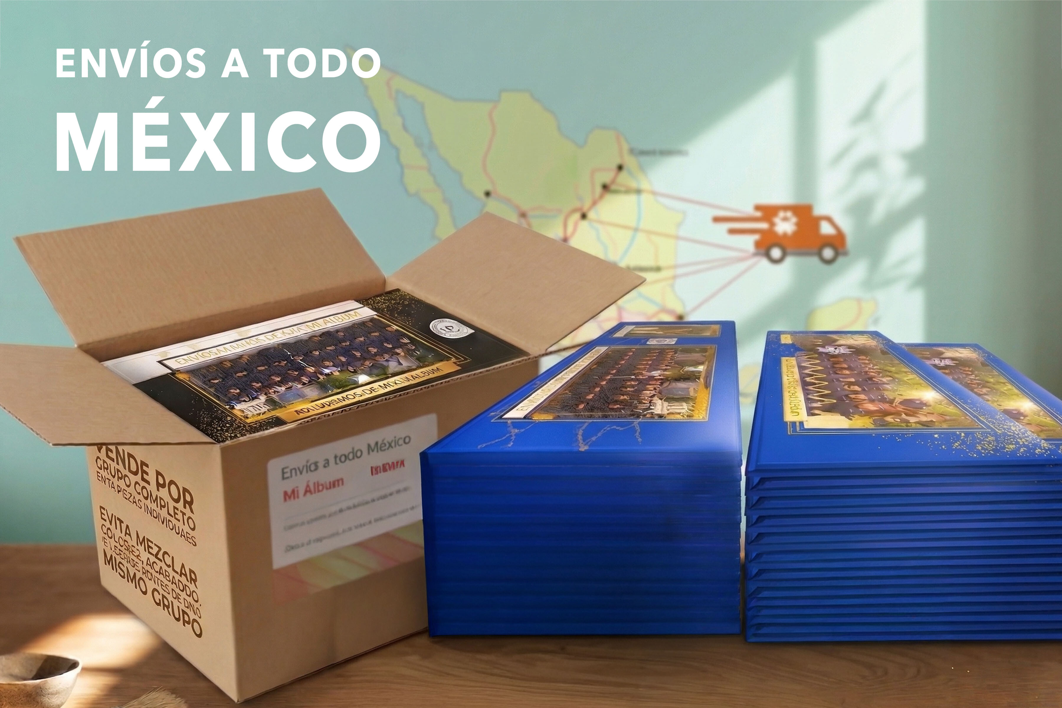 opciones de entrega y logistica para cuadros escolares personalizados