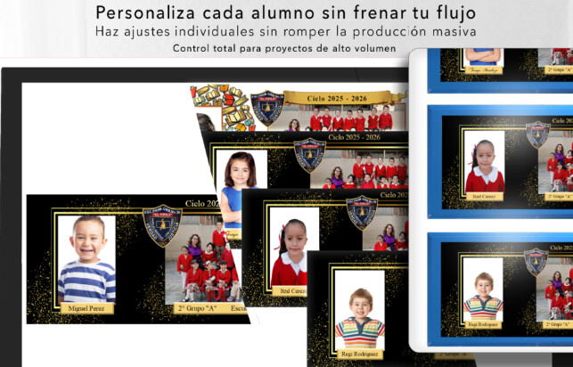 Personalización individual por alumno manteniendo producción en grupo