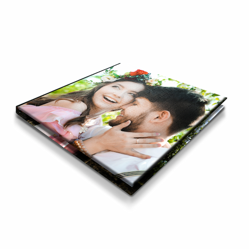 canvas photo cover with back cover